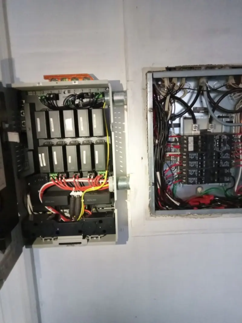 Electrical panel upgrade completed for Indoor Lighting Installation in Le Mars